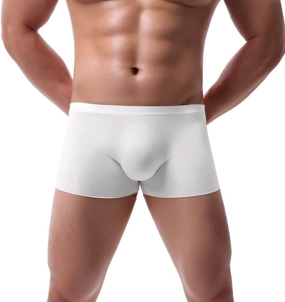 Mens Boxers Soft Fashion Casual White