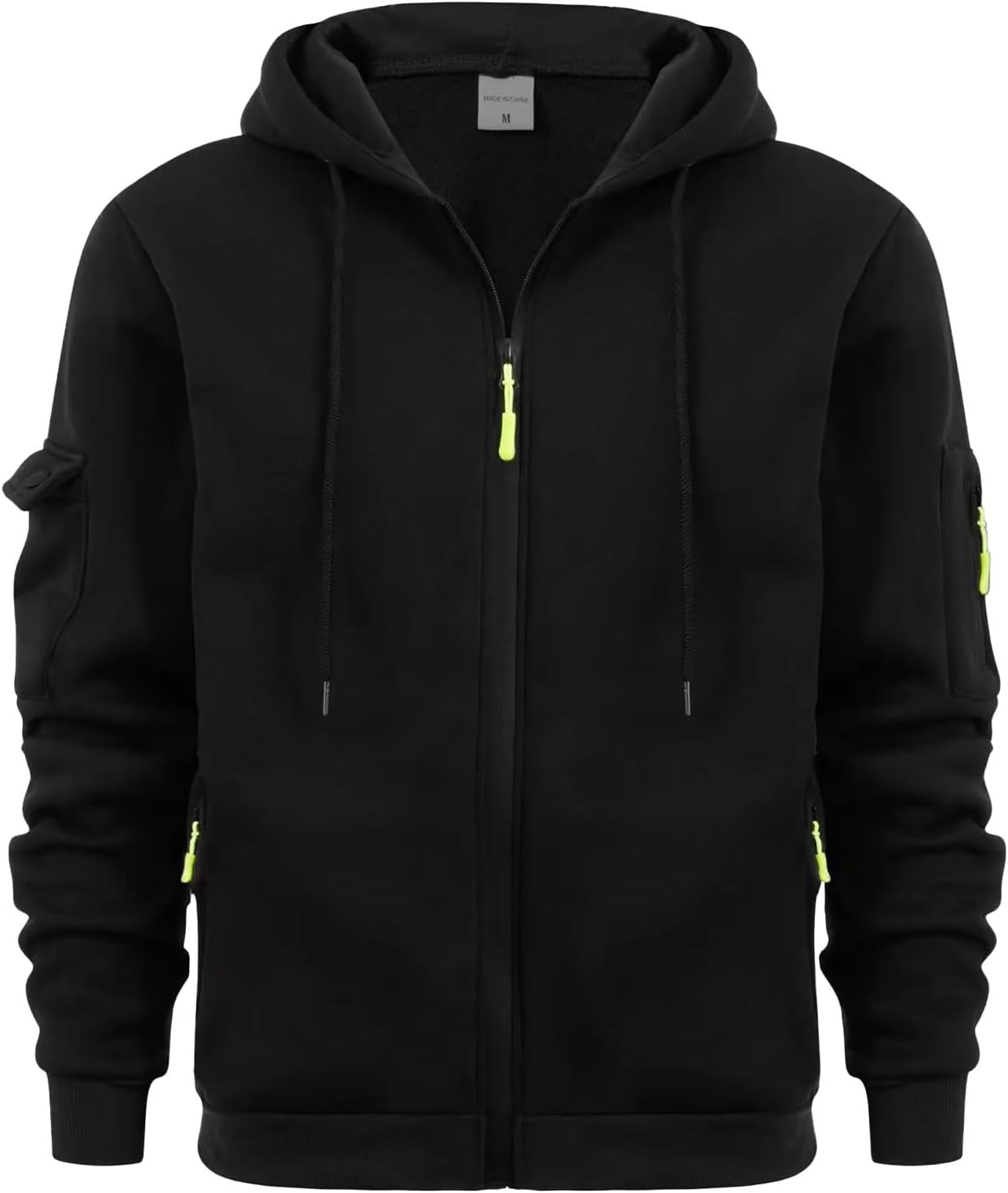 Hoodies for Men UK Zip up Long Sleeve Pullover Tops Comfortable Drawstring Hooded Sweatshirts With Pockets Men's Casual Work Activewear Lightweight Fall Holiday Clothing