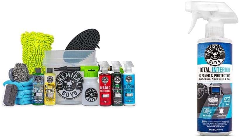 Chemical Guys Arsenal Builder Car Wash Kit with Interior Cleaner and Protectant