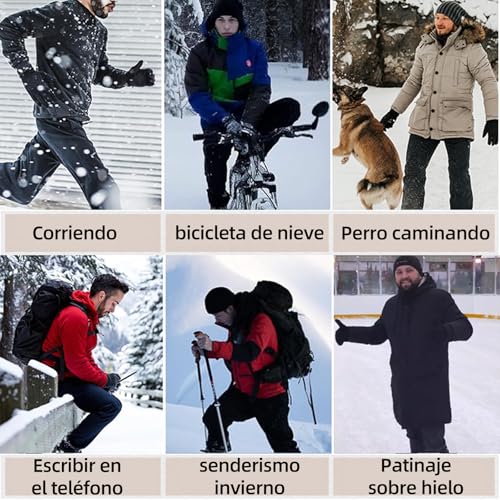 La Mejor Selección de Set de bufanda, gorro y guantes para Hombre favoritos de las personas. 3 Imagen adicional