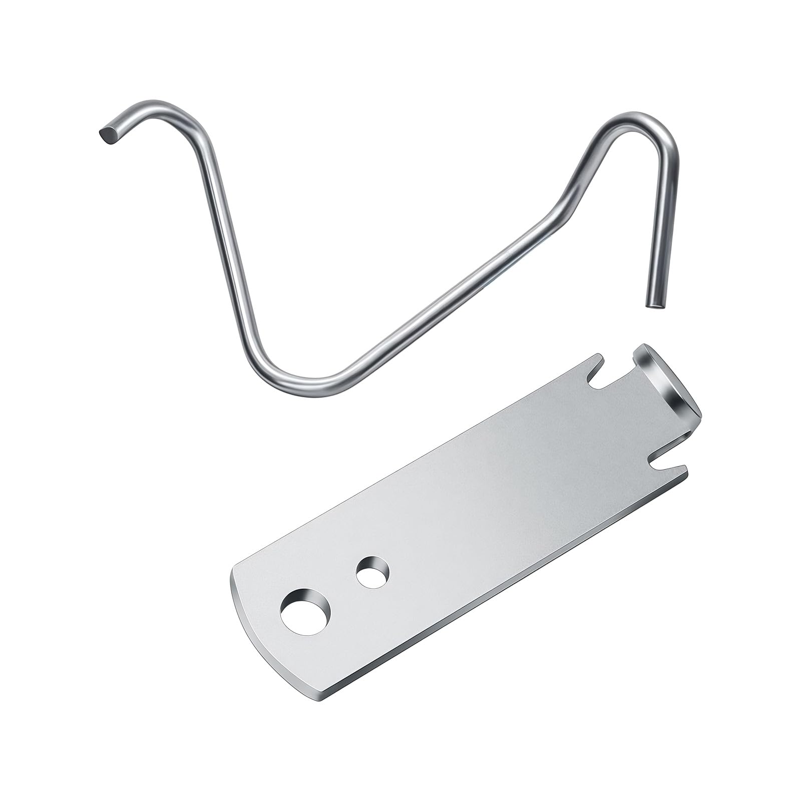 Kaeltsyn 100Pcs Galvanized Steel Fence Line Clamps And Tightener For Farm Yard And Pasture Use Fence Hardware