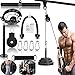 Seilzug-Fitness Professionelle Kabel Maschine System Kabelzug Fitness Home Gym Trizeps Latzug Arm Krafttraining für Frauen Männer LAT Bar Fitness Trainingsgeräte (2,5M Kabel)