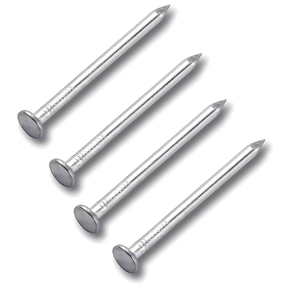 SYDARSYN Masonry Nails 304 Stainless Steel Concrete Nails Wall Nails M6x153mm (5 pcs), Silver
