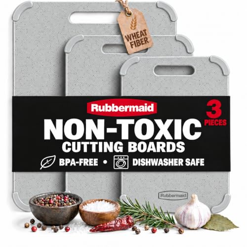 Rubbermaid 3pc Reversible Wheat Fiber Cutting...
