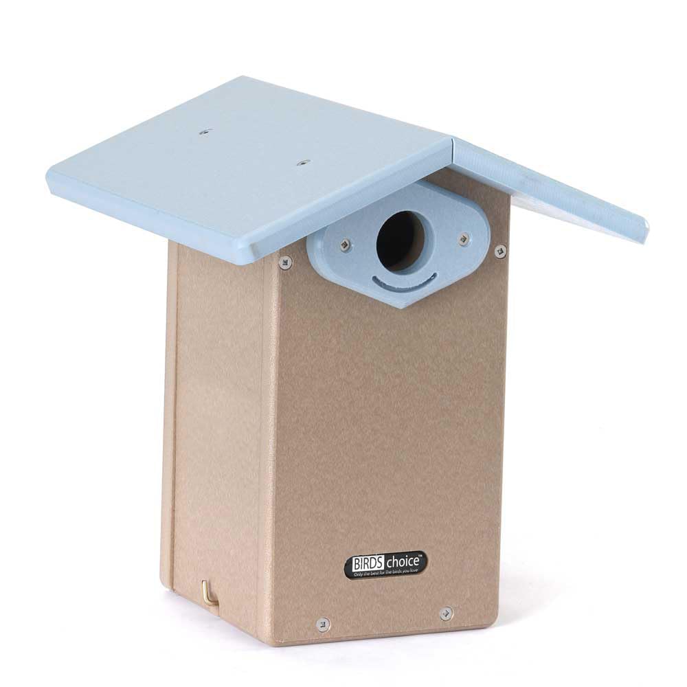 Nichoir à oiseaux Birds Choice SNULT marron idéal pour observer la faune en famille