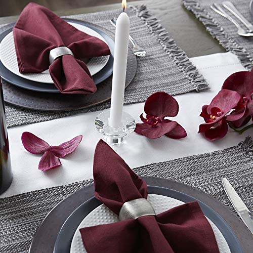 Dii Variegated Tabletop Collection, Placemat Set3X19, Gray, 6 Piece #TOP2