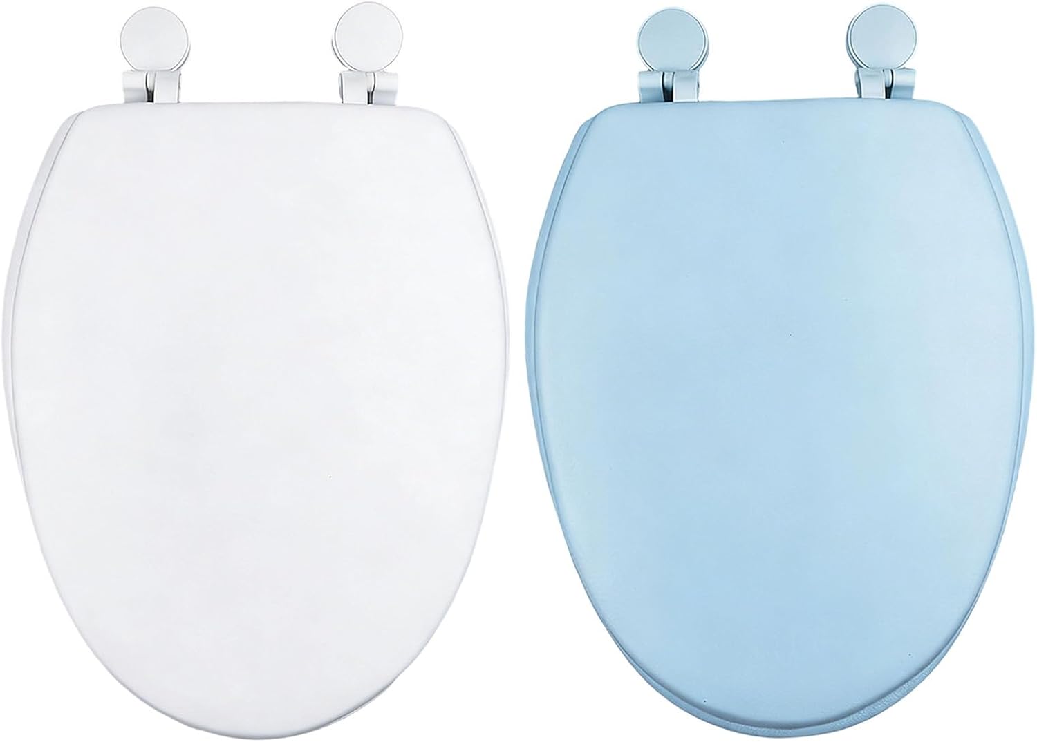 Thickened Toilet Seat Cover Soft Comfortable Waterproof and Quiet Close Design for Home Bathroom