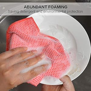 SINLAND Microfiber Dish Cloth for Washing Dishes Dish Rags Best Kitchen Washcloth Cleaning Cloths with Poly Scour Side 5 Color Assorted 12inchx12inch 10pack SINLAND Microfiber Dish Cloth for Washing Dishes Dish Rags Best Kitchen Washcloth Cleaning Cloths with Poly Scour Side 5 Color Assorted 12inchx12inch 10pack