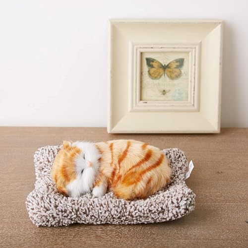 Ayush International Soft Sleeping Cat Plush Toy for Kids | Realistic Cat Sounds on Press | Cuddly Stuffed Animal Fur Toy Ayush International Soft Sleeping Cat Plush Toy for Kids | Realistic Cat Sounds on Press | Cuddly Stuffed Animal Fur Toy