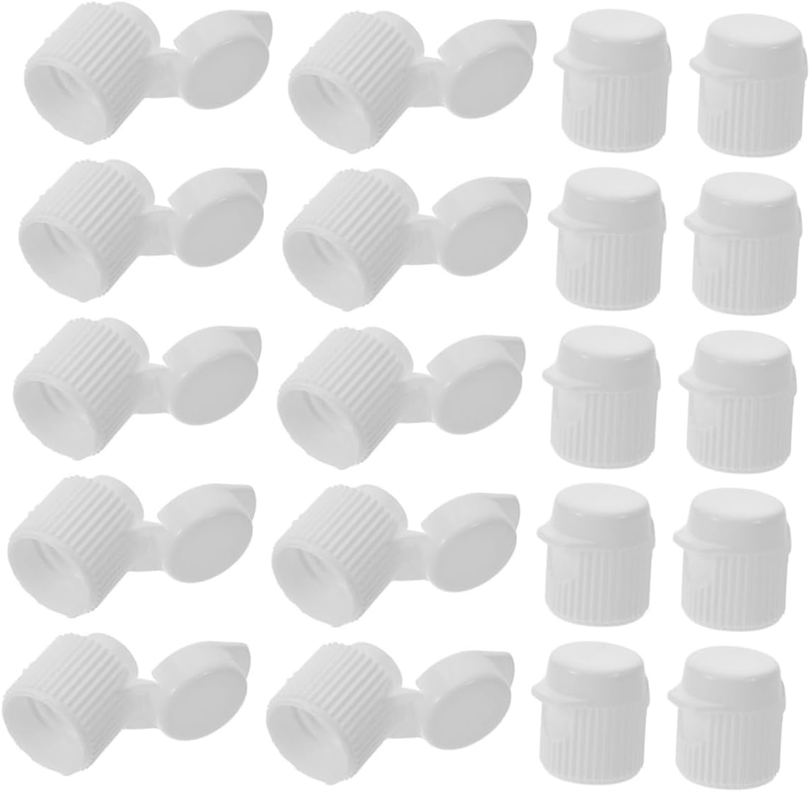 MAGICLULU 50pcs Plastic Toothpaste Cap for Squeeze Tubes Travel Use
