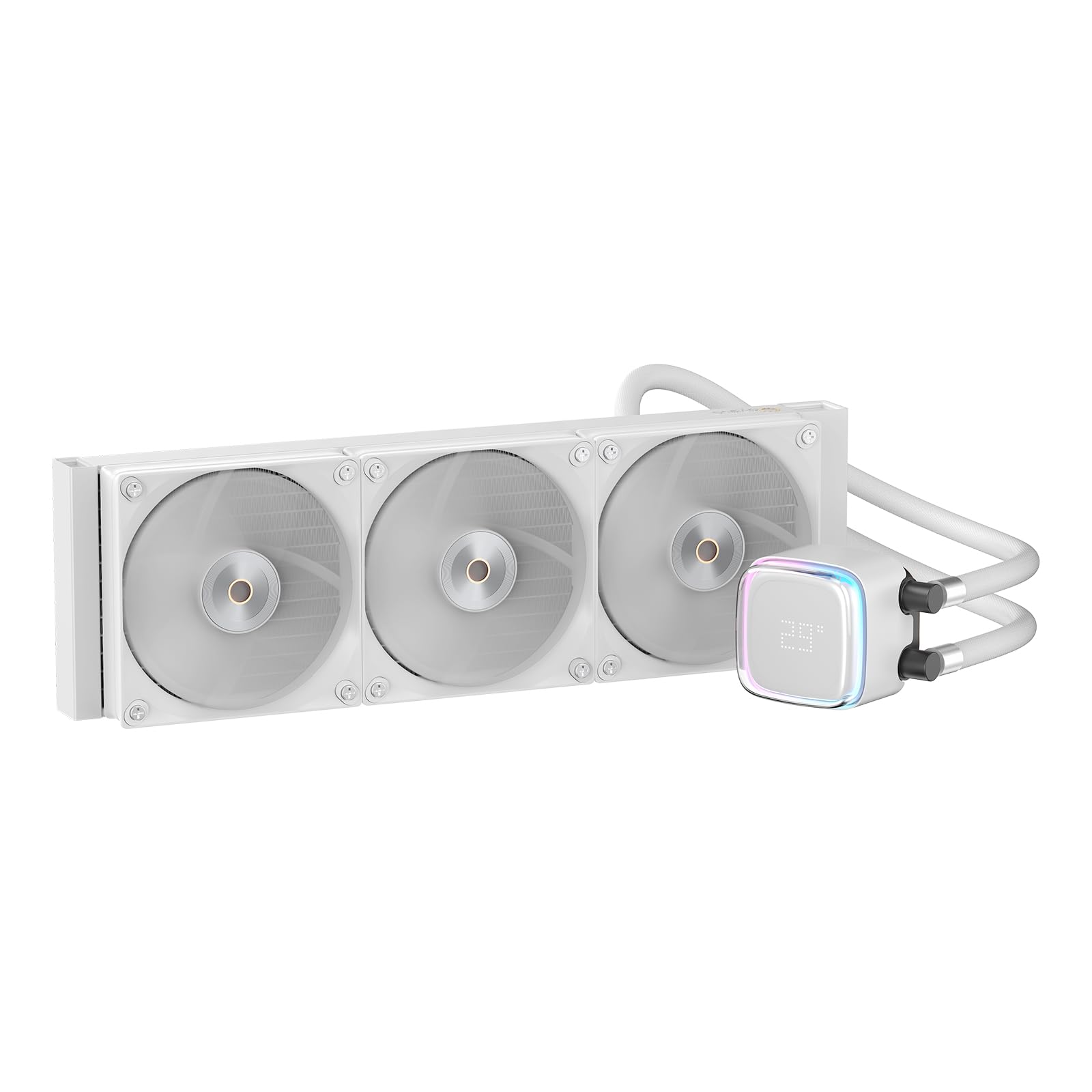 Amazon.co.jp: Ocypus Iota L36 WH AIO 水冷式 CPU クーラー360mm 簡易 