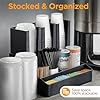 (500-Pack) Coffee Cup Lids - Disposable Coffee Lids for 8, 10, 12, 16, 20, & 24 oz Paper Cups, Dome for To-Go Beverages, Expresso, Tea, Hot Chocolate - White #4