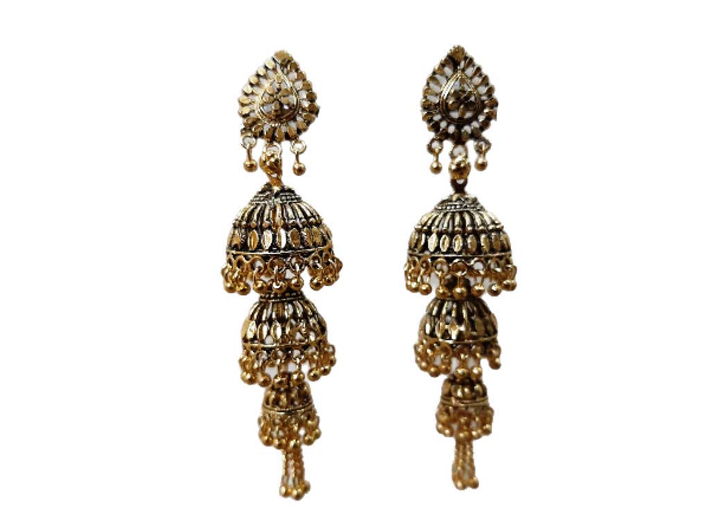 GenericNice Home Fashion Jewellery Gold Plated Crystal Bangle Bracelet For Girls And Women (Gt27Ew30_Golden_Free Size)