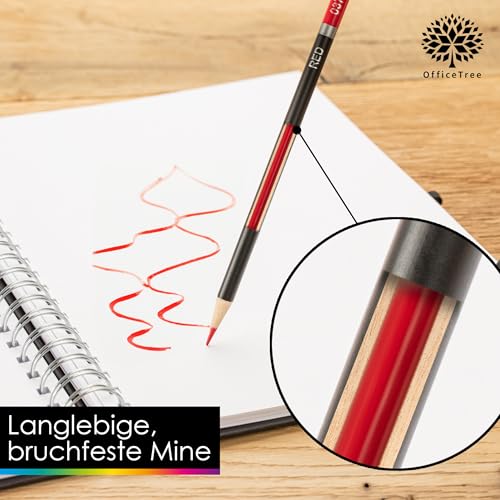 OfficeTree 72 Buntstifte Set - Profi Buntstifte für Erwachsene - ölbasiert weiche Minen hohe Pigmentierung inkl. Zubehör - Stifte Set Künstler - Stifte zum zeichnen