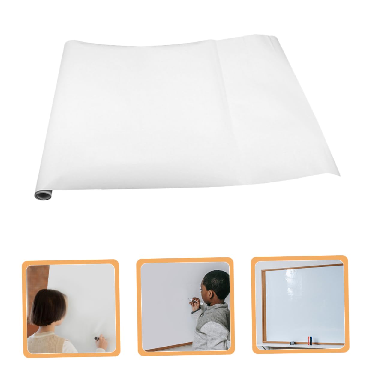 NUOBESTY 5 Juegos Etiqueta De La Pared De Pizarra Papel Tapiz Pegatinas De Pared Tablero De Menú Tablero De Mensajes Para El Hogar Pegatinas De Borrado En Seco Tablero De 3 piezas * 5