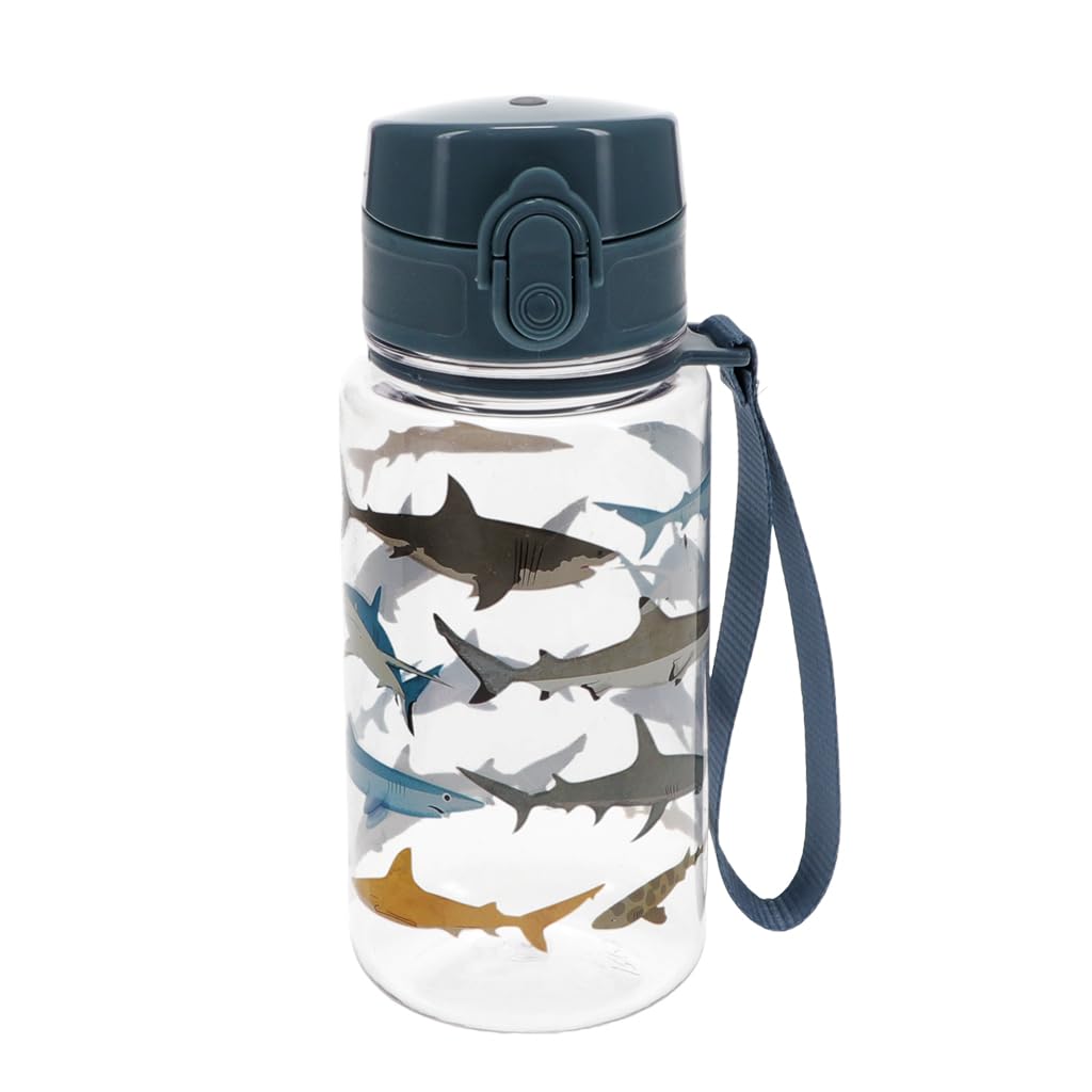 Rex London Children's Sports Bottle 450Ml - Sharks