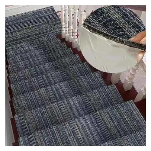 Alfombra para escaleras autoadhesiva protectora textil rollo 1,5x2m 2