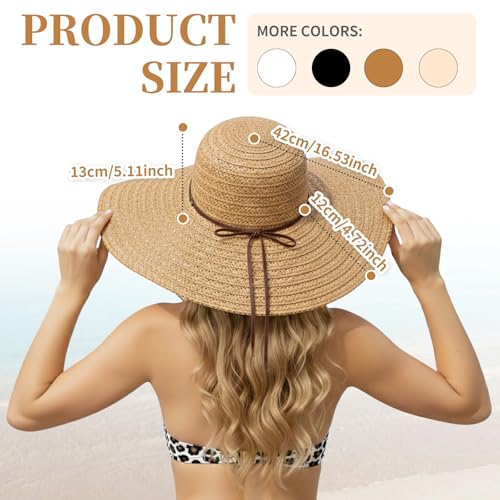 Sombrero de Verano Plegable con Ala Ancha y Protección UPF 50+ miniatura 2