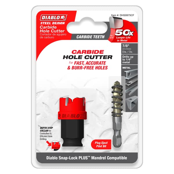 Amazon.co.jp: フロイド ディアブロ 7/8 TCT ホールカッター