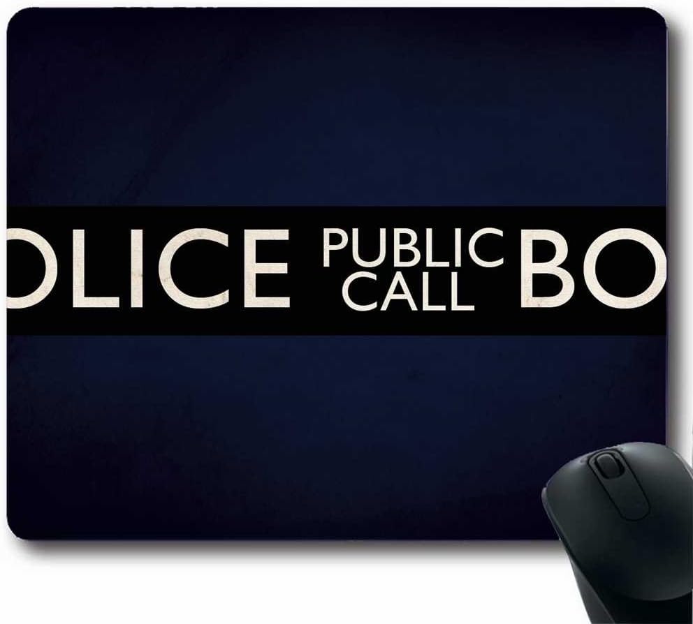 Enchanting Mouse Pad police box Support Wired Wireless Mouse Suitable For Women