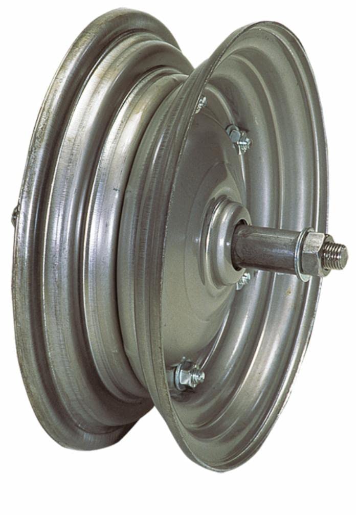 Disco Ruota Ama 230 mm con Assale Passante e Cuscinetti a Sfere