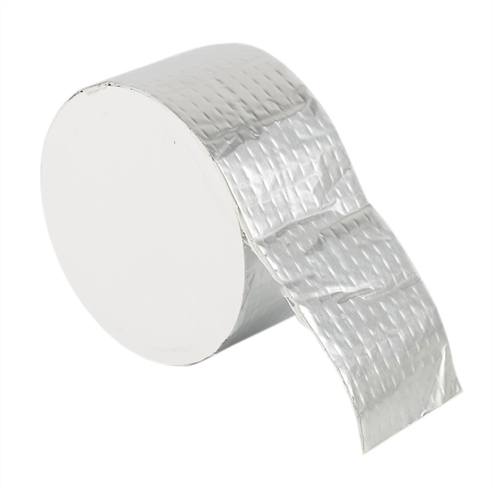 Mswgjyrq 1M Adhesive Tape Aluminum Foil Butyl Rubber Tape High Temperatures Super Strong Adhesive Waterproof Repair Wall Crack Roof Duct