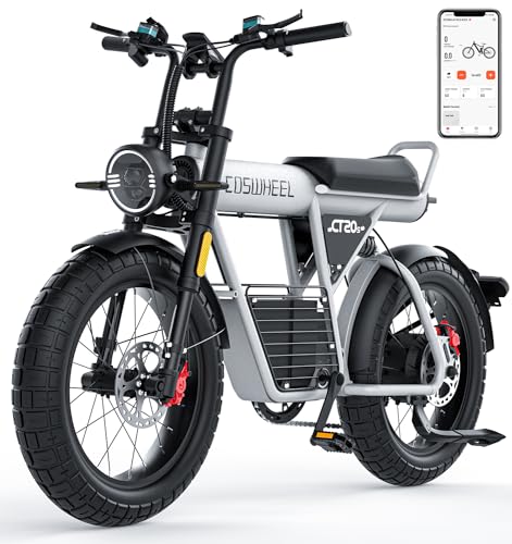 COSWHEEL CT20s Electric Bike for Adults, 2000W Motor, 60V 27.5AH Removable Battery, Up to 40MPH & 100 Miles Long Range Electric Motorcycle for Adults, 20