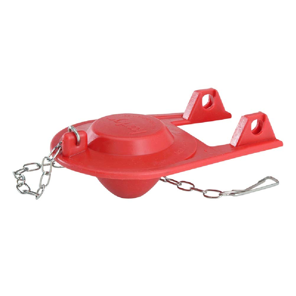 KorkyPlus Toilet Flapper Red Rubber For Universal 2 in.