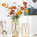 CISDUEO 6 Pcs Artificial Poppy Flowers Silk Flower Poppy with Stems Real Touch Faux Poppy Spring Flowers for Home Kitchen Wedding Decorations Floral Arrangement Table Centerpiece