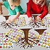 Cinrobiye 30 Set Spring Craft Kit Flower Bird Butterfly DIY Tree Spring Art Craft Ornaments Making Art Crafts for Toddler Sunday School Classroom Home Preschool Party Activities Favor Decor Supplies #3