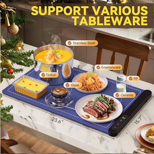 Portable Food Warming Mat with 6 Temp Settings - $12.99 - Image 4