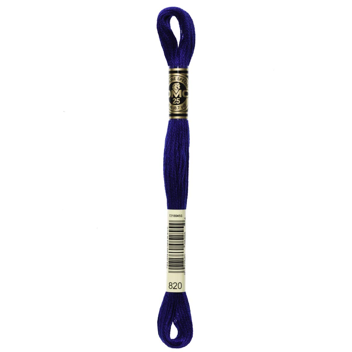 DMC Embroidery Floss Mouline Stranded Cotton Thread for Hand Embroidery and Sewing - Colour No: 820-12 x 8m Skeins โ image 1