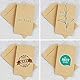 Rifrpha 100 Stück Kraftpapier Tüten Beutel Kleine Braune Flachbeutel Papiertüten Klein Mini Papierbeutel Schmucktüten Klein Kraft Umschlag für Süßigkeiten Samen Hochzeit Geschenke Weihnachtskarte