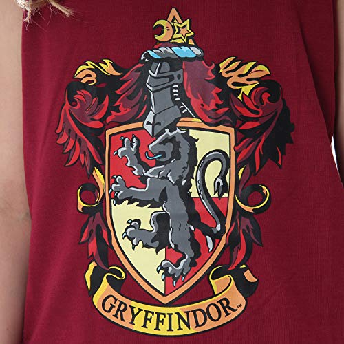 Harry Potter Big Girls' Hogwarts House Crest Racerback Tank and Shorts Pajama Lounge Set4