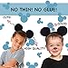 Killer's Instinct Outdoors Mouse Ears Headband - SET OF 4 - Costume Headwear for All: Women, Men, Girls, Boys - Murine Theme: Birthday, Halloween, Christmas, Wedding, Baby Shower - Red