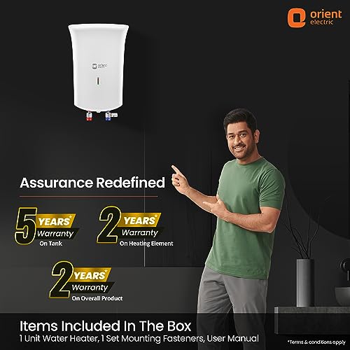 Compare Orient Primus 3L instant water heaterHigh grade SS tank