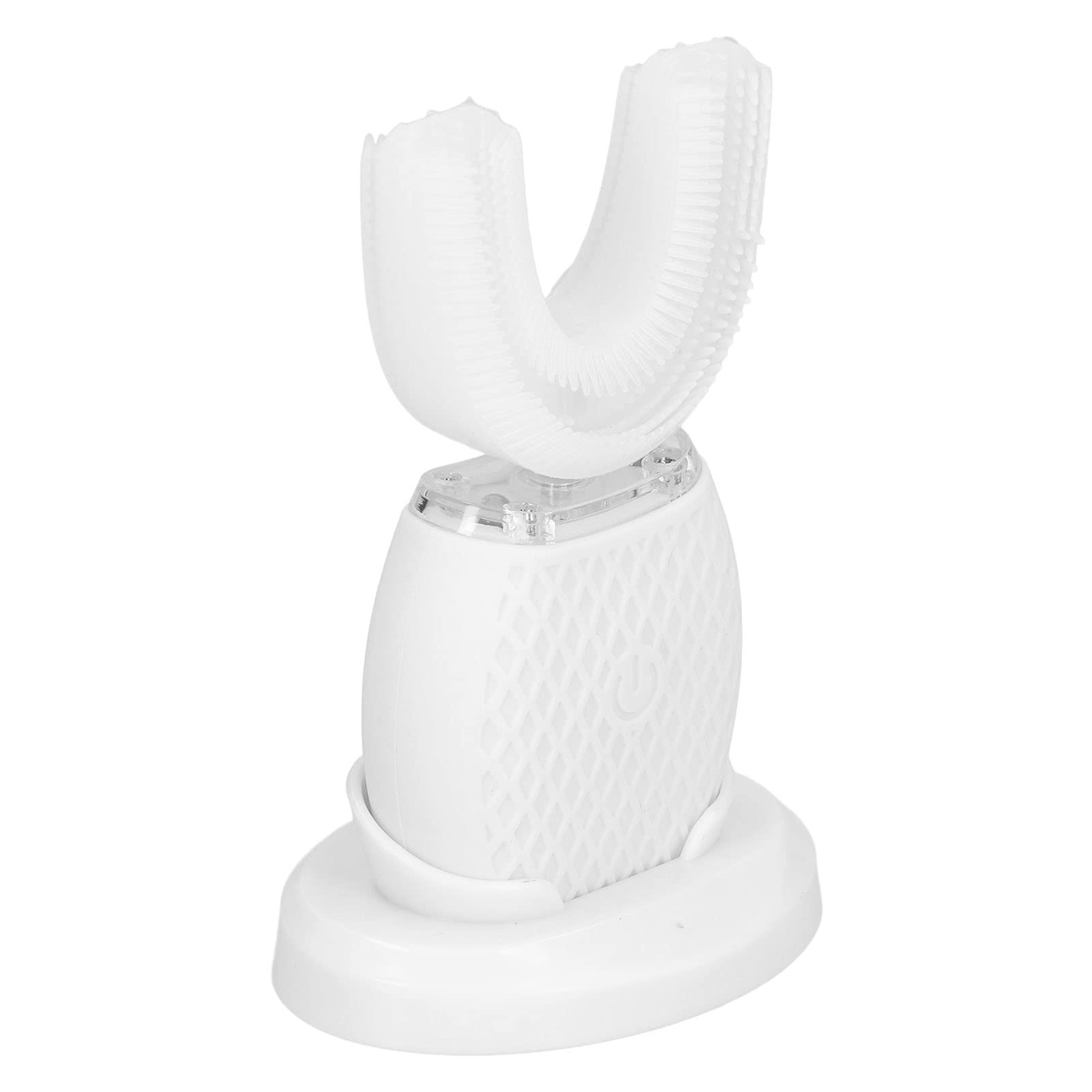 Cepillo de Dientes Automático Ultrasónico que Blanquea el Cepillo de Dientes Eléctrico en Forma de U de 360 ​​° para Blanquear los Dientes(blanco)