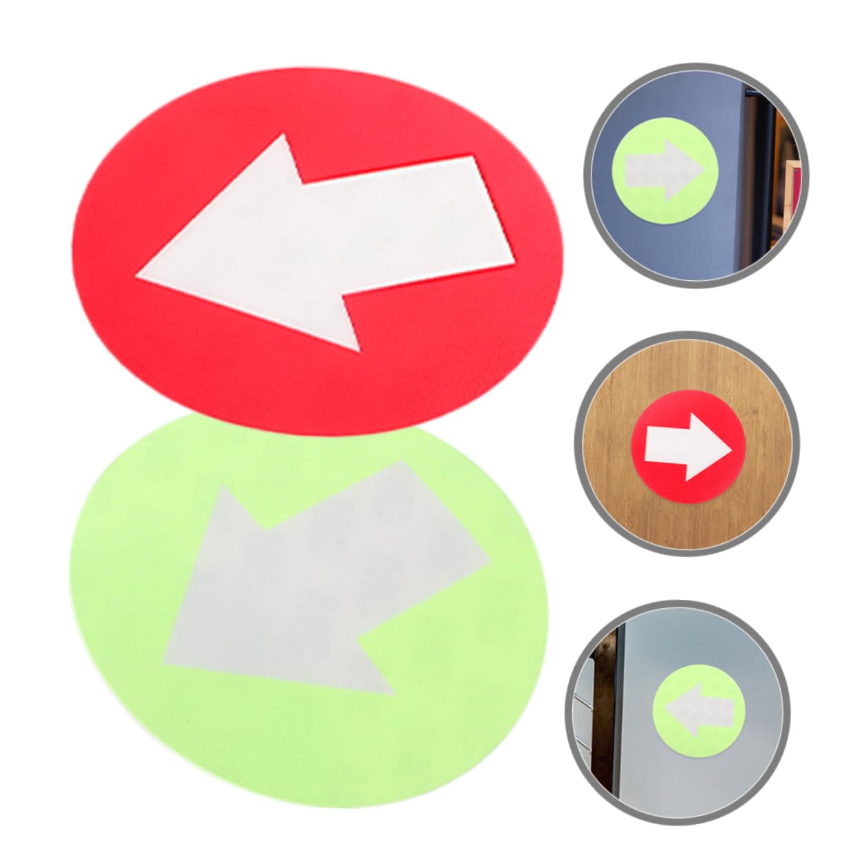 Toyvian Reflektierende Pfeilmarkierungen wasserdichte PVC Richtungshinweise Für Outdoor Camping Und Treppenbereiche Selbstklebend Und Installieren