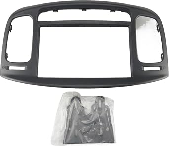 Car Radio Facia Compatible for Hyundai Accent 2006-2011 Panel Dash Kit Install Trim Fascia Plate Stereo Console Cover Bezel Adapter