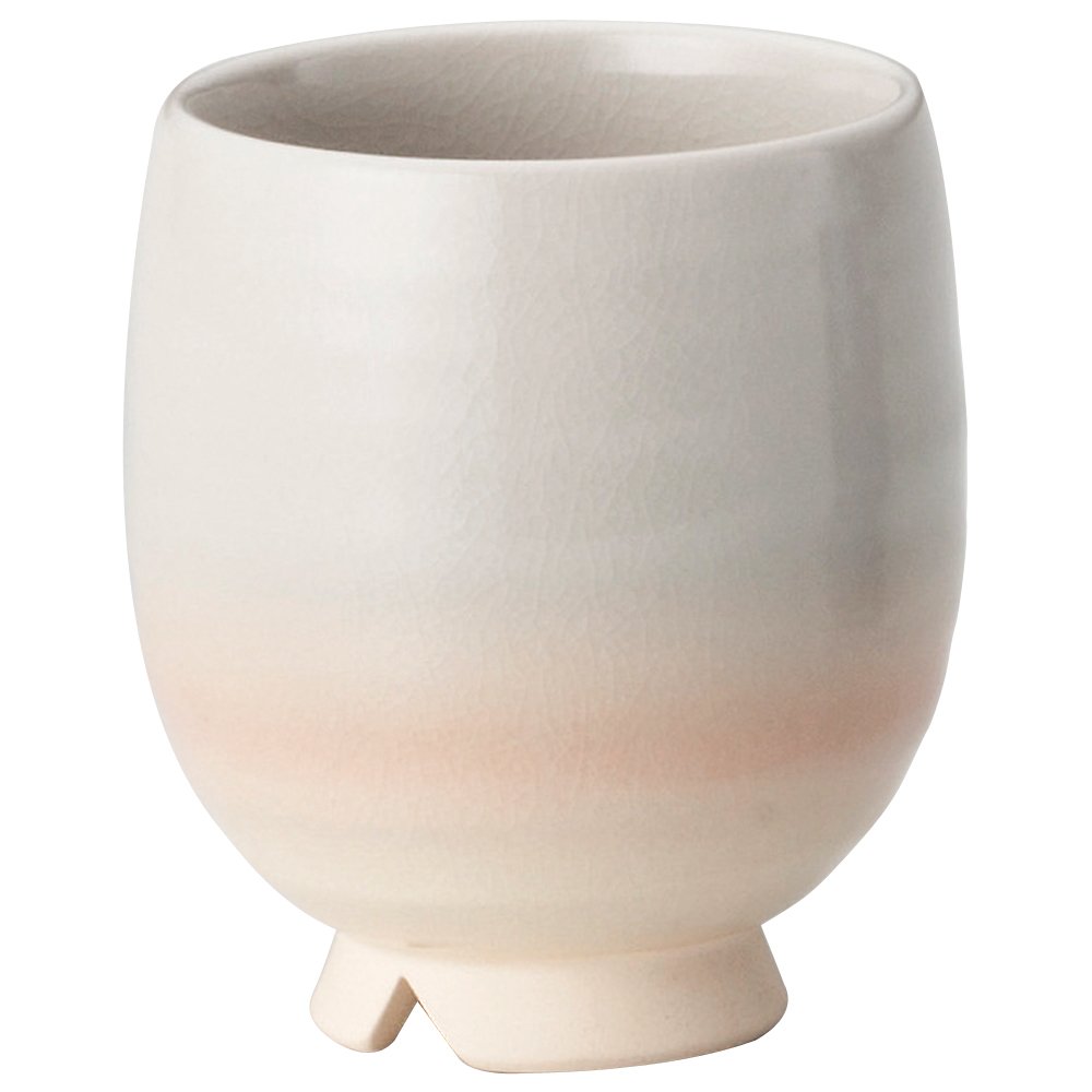Amazon｜山下工芸 湯呑み 陶器 φ6.5×7.5cm(195cc) 萩風タル湯呑 小