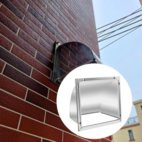 Couvercle de Séchage 10 Inch Anti-vent Grille Murale Inox Évacuation Extérieure