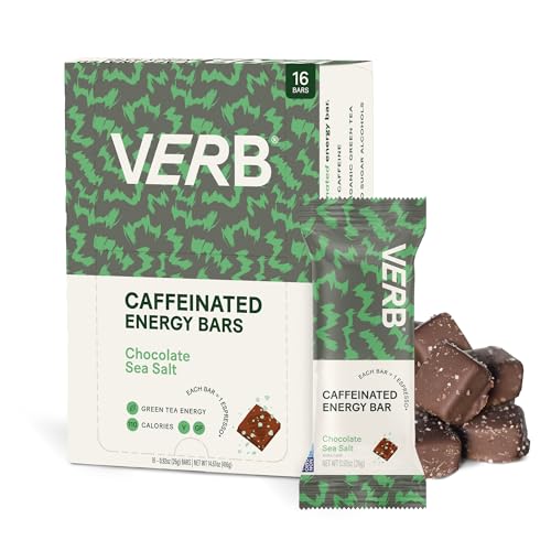 Verb Caffeinated Energy Bar Verb Energy - Chocolate Sea Salt Caffeinated Snack Bars cover