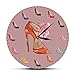 Dia 30cm Différentes Couleurs Femmes Chaussures Femme Horloge Murale Chaussures À Talons Hauts Marée Boutique Mode Art Décor Fille Chambre Montre Murale Shoemaker Cadeau Fête Des Enfants Cadeau Wall