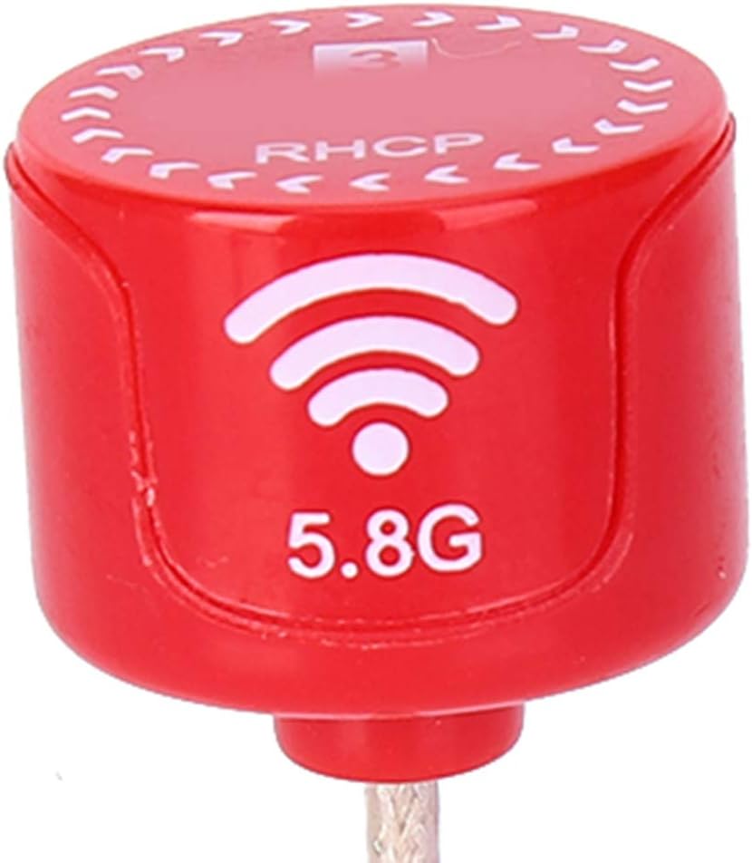 SALUTUY Antena FPV, Antena de 5.8Ghz Antena LHCP de 5.8Ghz 3dBi Direccional de Alta Ganancia Ancho de Banda de 100MHz Antena omnidireccional omnidireccional para RC FPV Racing Drone(UFL)