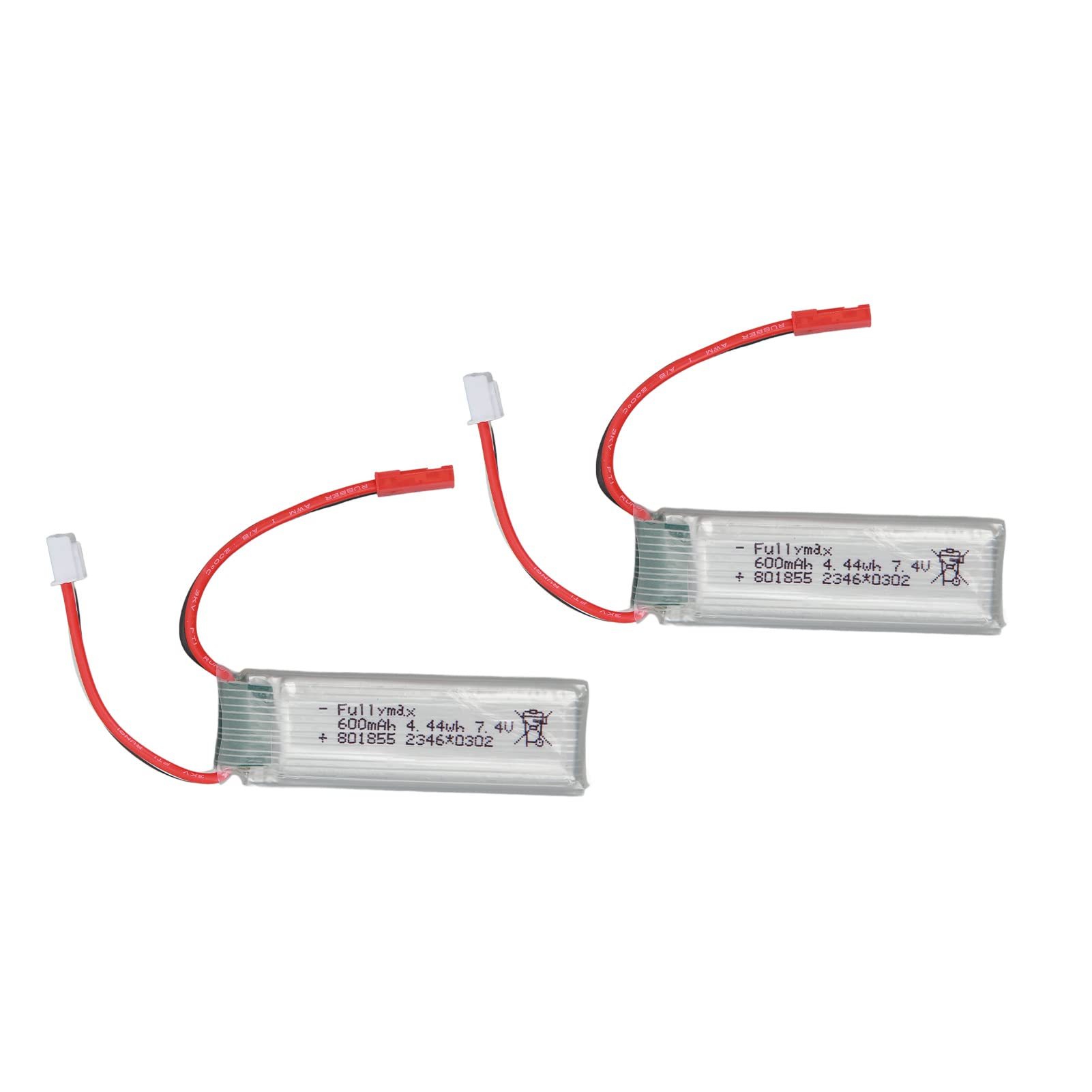 2 szt. RC samolot, baterie zamienne do XK A280 samolot R C bateria litowa 7,4 V 600 mAh