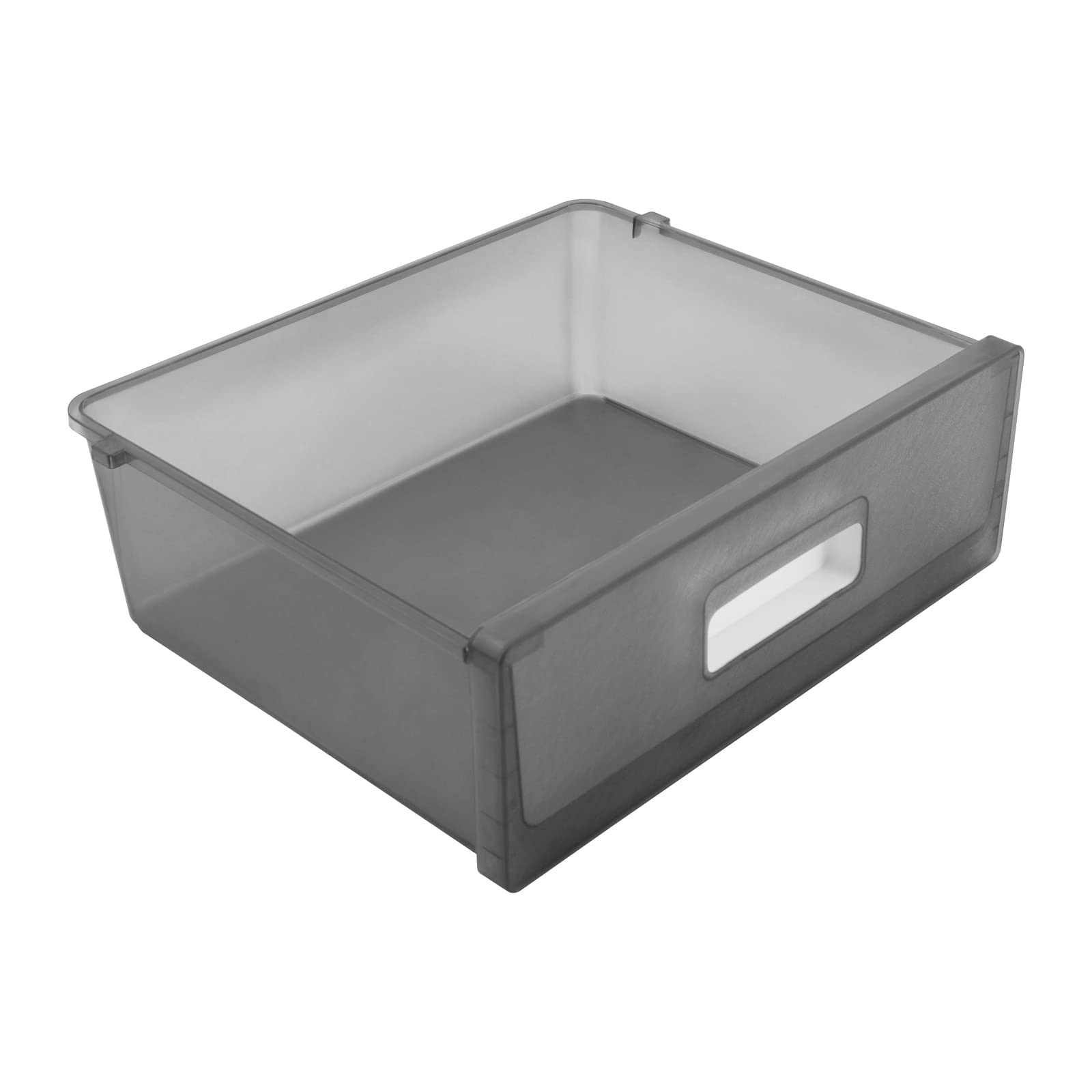6 Ebenen Transparenter Schubladenbox aus PP,35x26x83.5cm Rollcontainer Schubladenschrank mit oberer Ablagefläche herausnehmbaren Schubladen,Schreibtisch Organizer für A4‑Ordner Make‑up Büromaterial