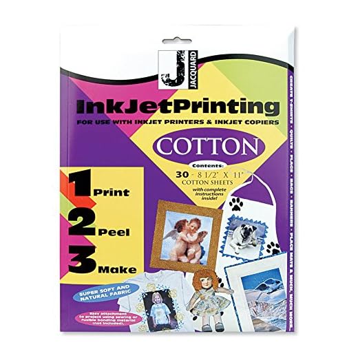 Jacquard Inkjet Cotton 8.5X11 30 Pack