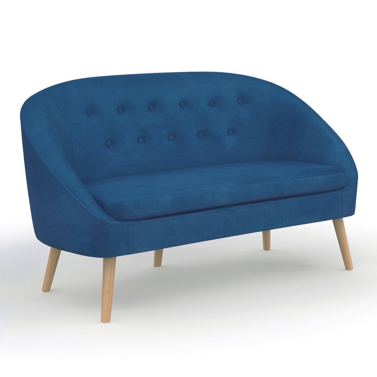 idmarket – (sofá terciopelo Sonia Azul