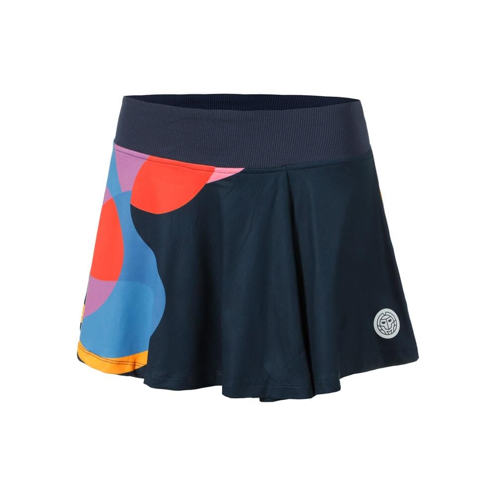 BIDI BADU Twiggy Printed Wavy Junior Skort Mädchen Rock dunkelblau-Mehrfarbig 164