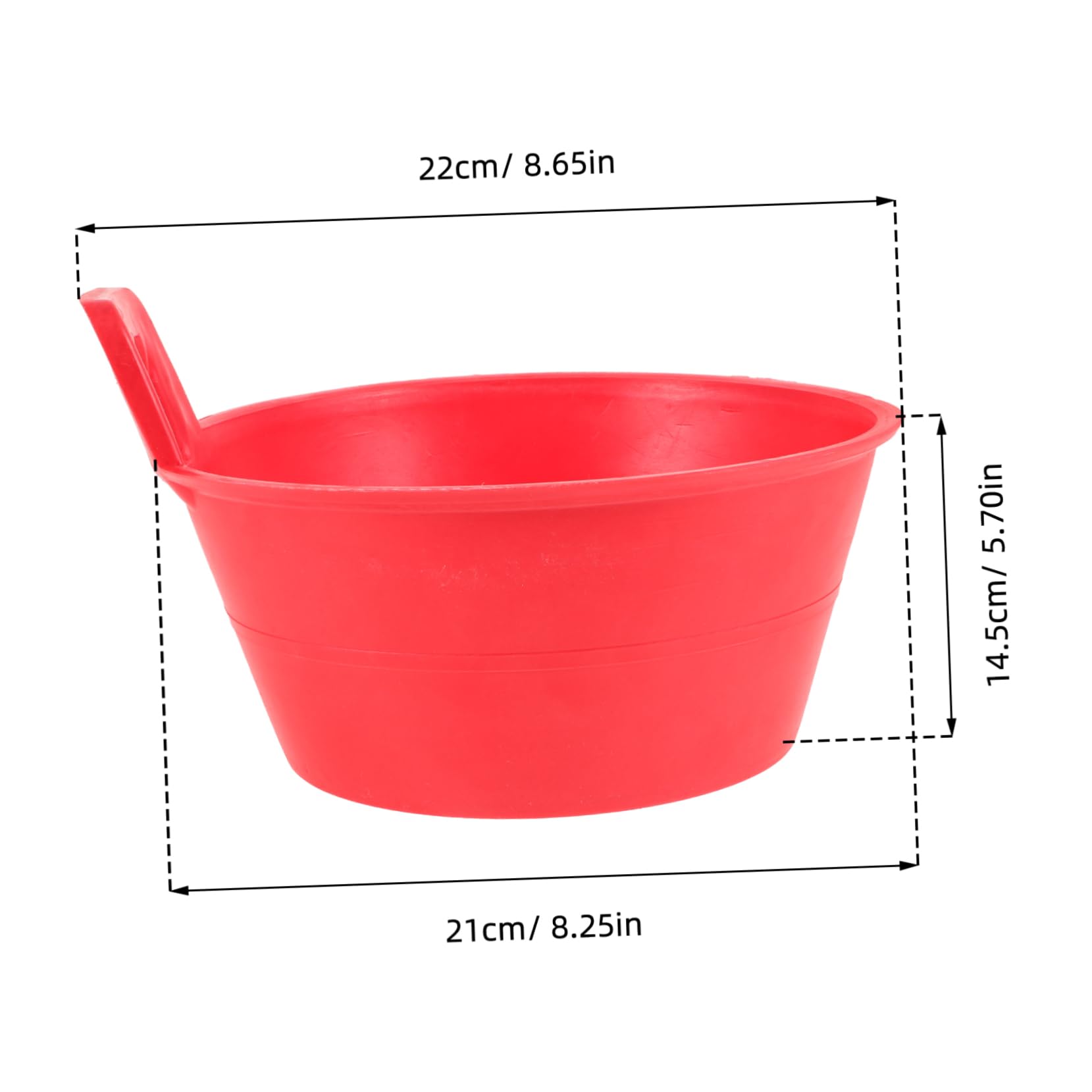 HANABASS Garden Watering Bailer Heavy Duty Watering Scoop Handle for Easy Vegetable Care